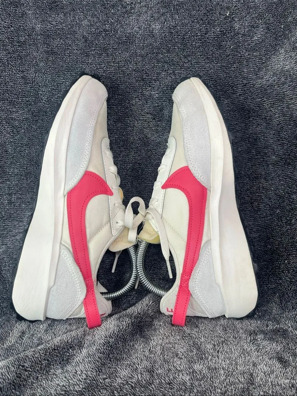 Nike Waffle Debut Women Size 8 Sneakers Sail Aster Pink White Shoes DH9523-108
